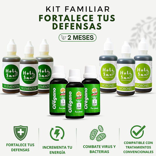 Kit Fortalece tus defensas Familiar | 2 Meses